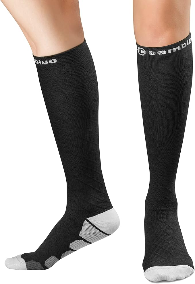 CAMBIVO Compression Socks for Women & Men 2030 mmhg(2 Pairs