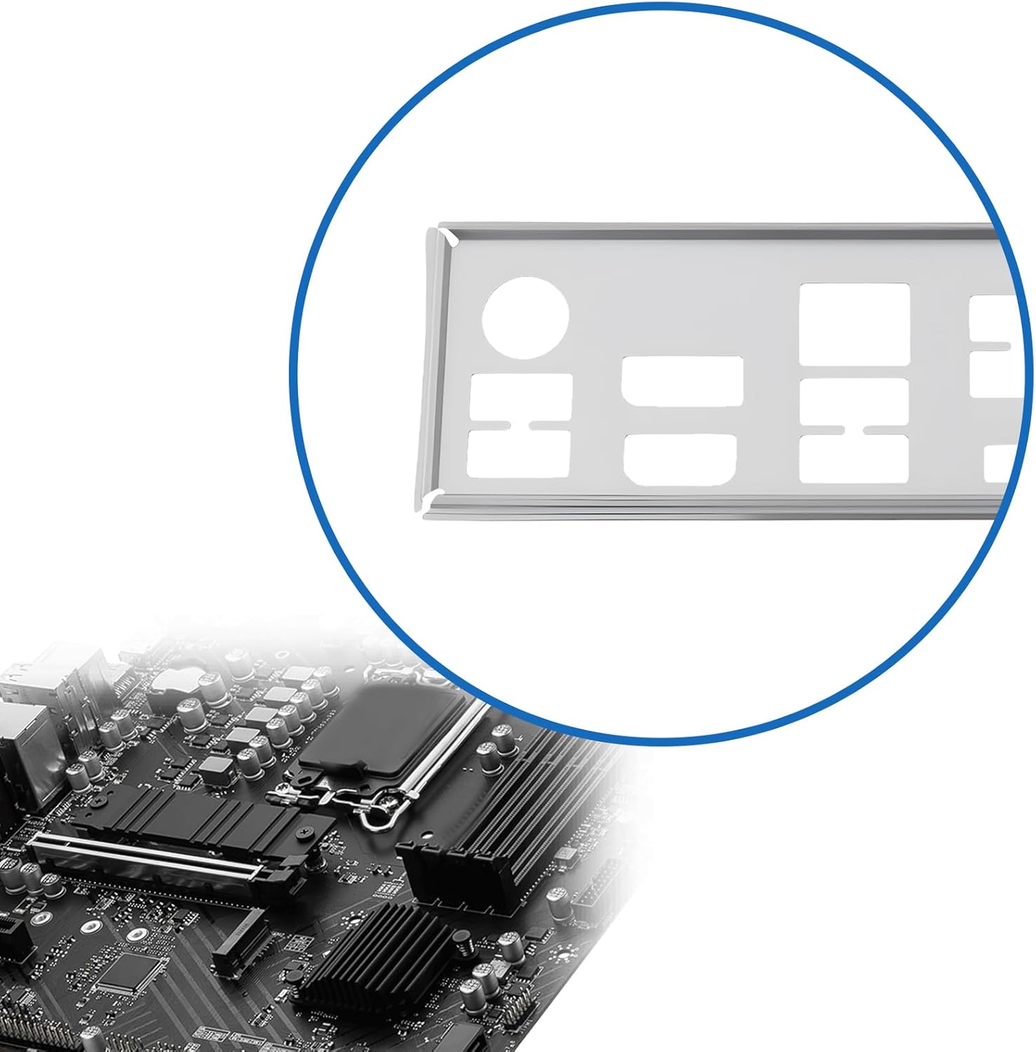 Placa traseira de proteção E/S MSI PRO B760-P WiFi DDR4: Review 30 dias