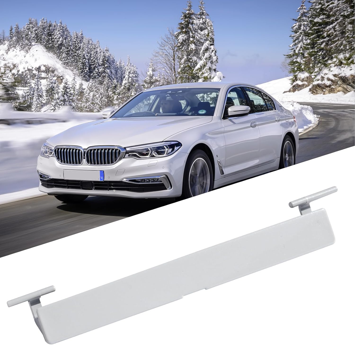 Jaronx Compatible with BMW Roof Rack Port Cover for 5 Series G30/G31,6' GT G32,7' G12, Roof Rack Molding Port Cap for BMW 530 540 640 740, 51137443691 51137443692(Carbon Black)
