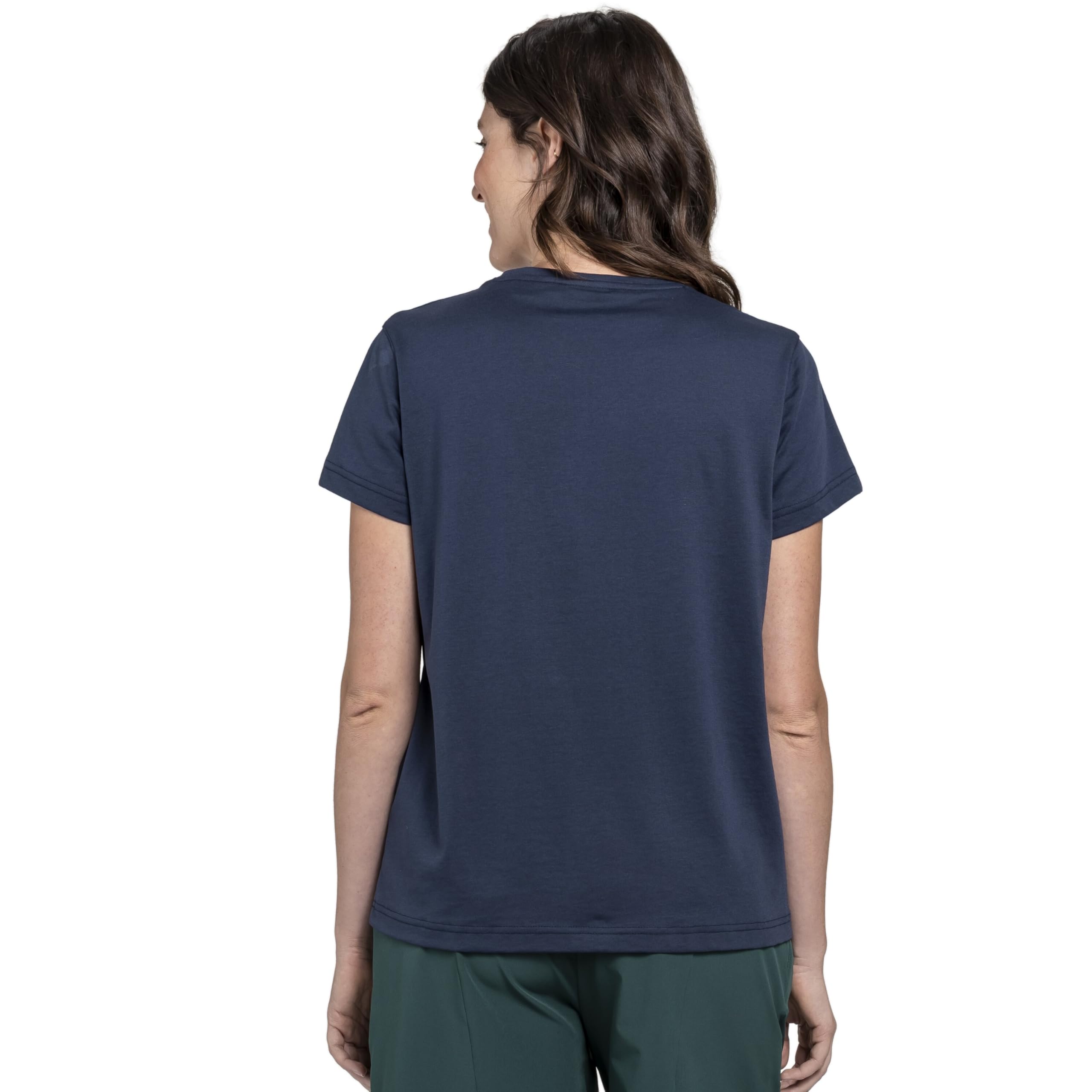 Schöffel Damen T Shirt Style Collada WMS, schnell trocknendes T-Shirt mit Rundhalsausschnitt, Funktionsshirt aus recyceltem Material