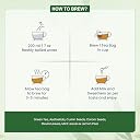 Dabri Daily Belly Wellness Tea 32 Pyramid Dip Tea Bags|Pack of 2 x 16 Bags Each|Herbal Blend For Digestion|Natural Taste|Detox Tea for Bloating,Acidity & Gas Relief|Supports Health & Daily Comfort gallery image