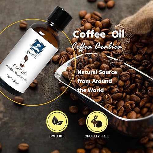 Miniatura 3 de Aceite esencial de café, aceite de fragancia para el hogar, para velas aromáticas de cera de soja, jabón, bolas de secadora, difusores, lavandería,