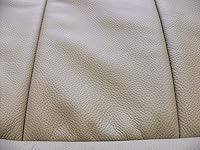 Vista 8 de 2002 a 07 para Ford F250 350 Lariat pasajero cubierta de asiento inferior cuero/vinilo TAN