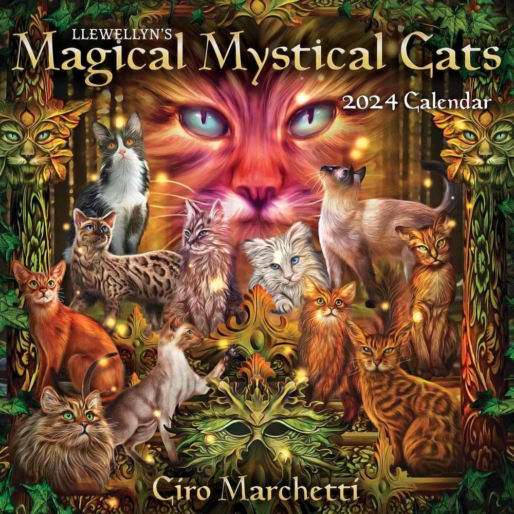 Llewellyn's 2024 Magical Mystical Cats Calendar Calendar – Wall Calendar, 8 Aug. 2023