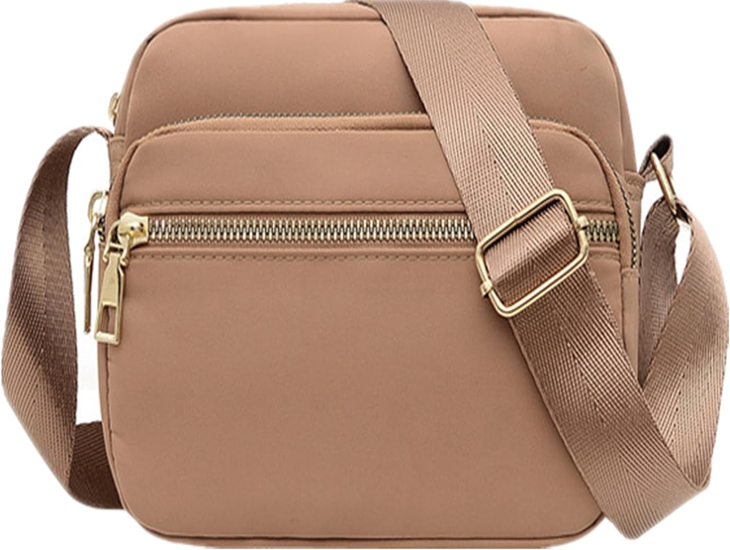 DIHKLCIO Nylon Crossbody Bags for Women Purses and Handbags Women's Casual Messenger Bag Waterproof Black Crossbody Purse