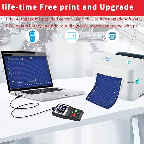 Miniatura 5 de Diagnóstico de escaneo, ERYUE OBDII CAN Herramienta de diagnóstico para coche, lector de código de automóvil, KW680, herramienta de escaneo de luz