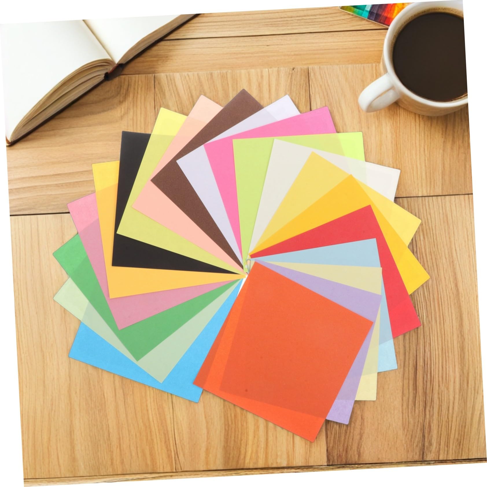 Carta Origami Quadrata Fatta a Mano 600 Pezzi, Carta per Piegare