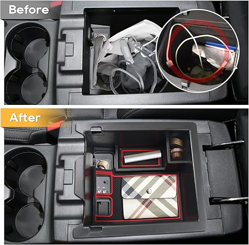 Miniatura 2 de LFOTPP Para Mazda CX-5 2023 2024 2025 Organizador de consola central para Mazda CX-5 2017-2022 2023 2024 2025 Bandeja de consola CX-5 Accesorios CX5