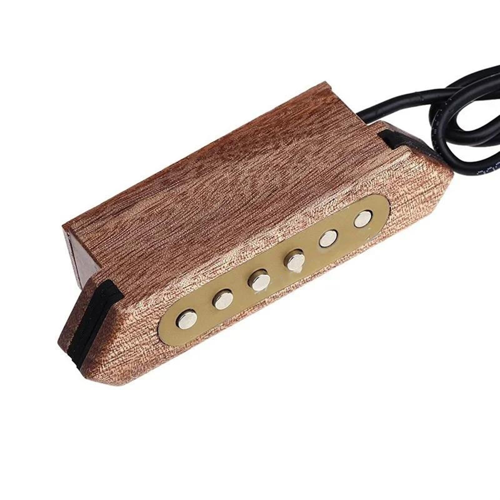 Pickup per strumenti ad arco Trasduttore Magnetico Pickup Alla Buca In Legno Per Amplificatore Musicale Per Chitarra Acustica Da 39"/40"/41"/42"