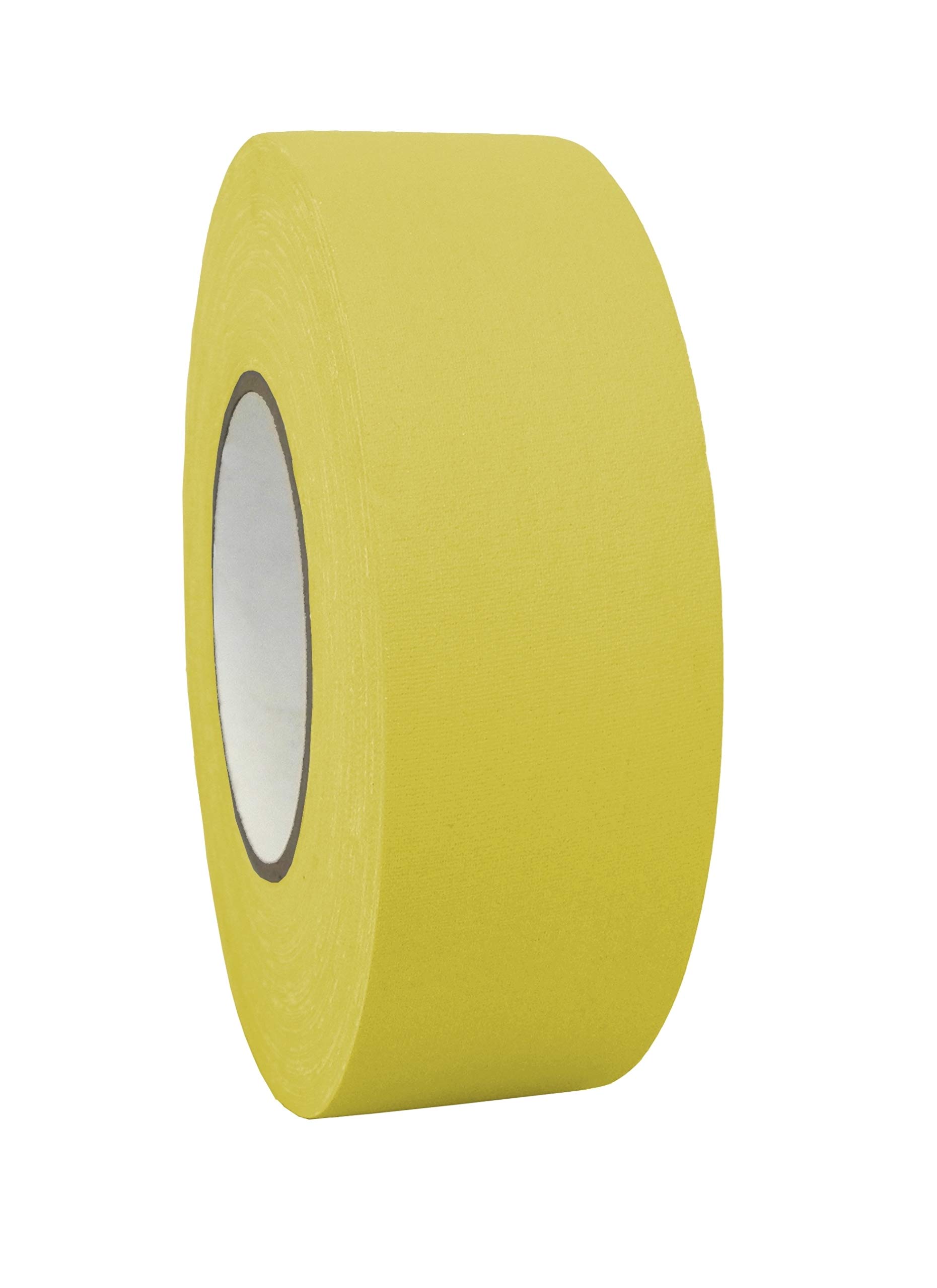 WOD GTMC12 Professional Grade Gaffer Tape, Yellow - 6 inch x 60 ft. No Sticky Residue, For Cables, Non Reflective, Easy to Tear, For Photography,