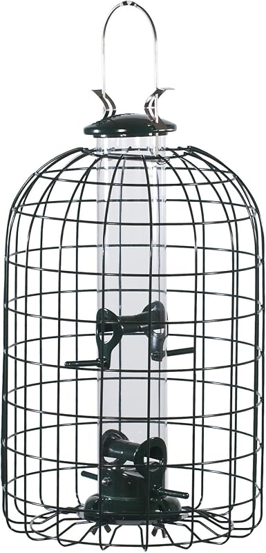 Audubon Squirrel Proof Caged Tube Feeder