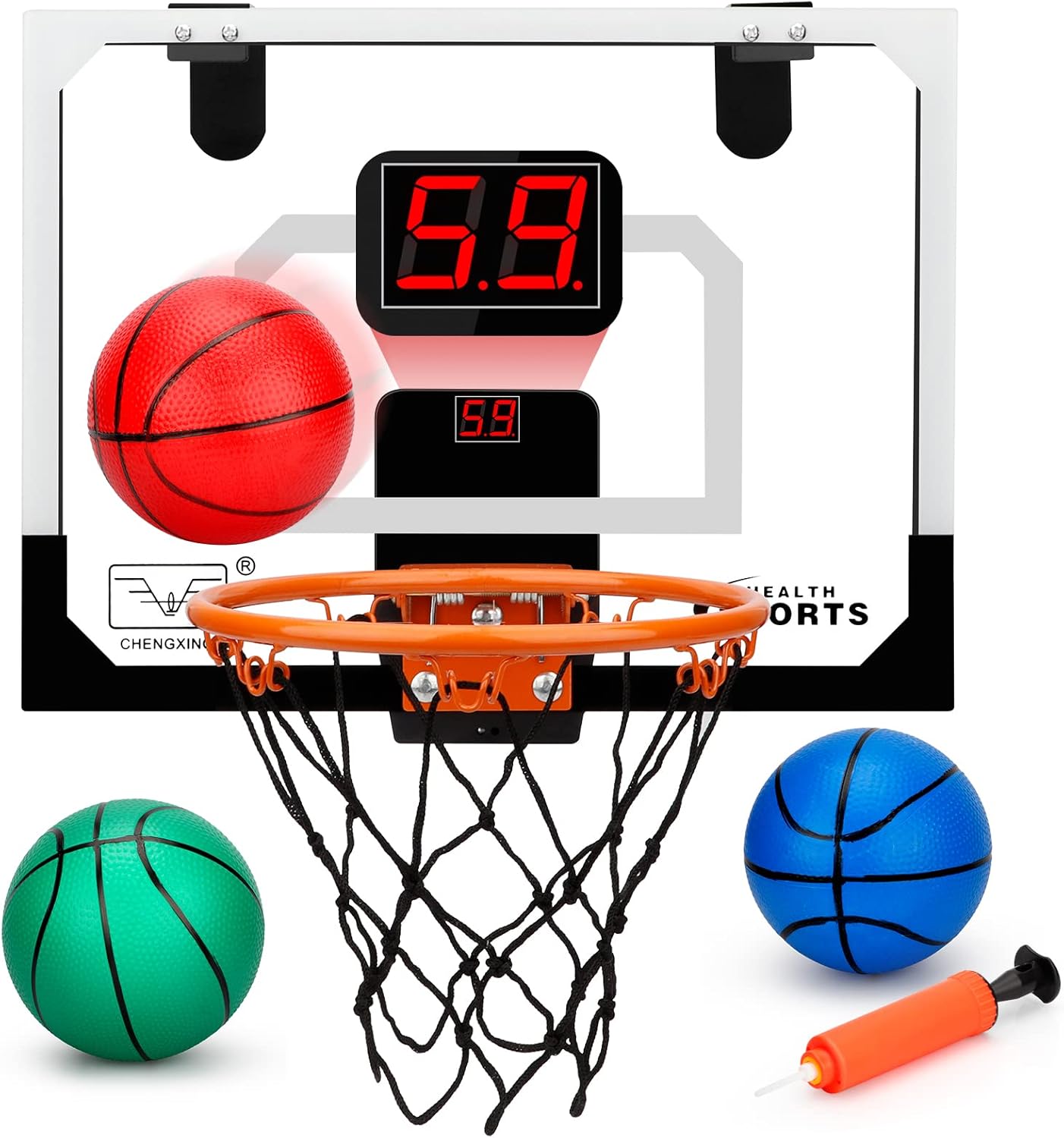Buy 5 Inch PVC Mini Basketball for Indoor Basketball Mini Hoops, Soft 5