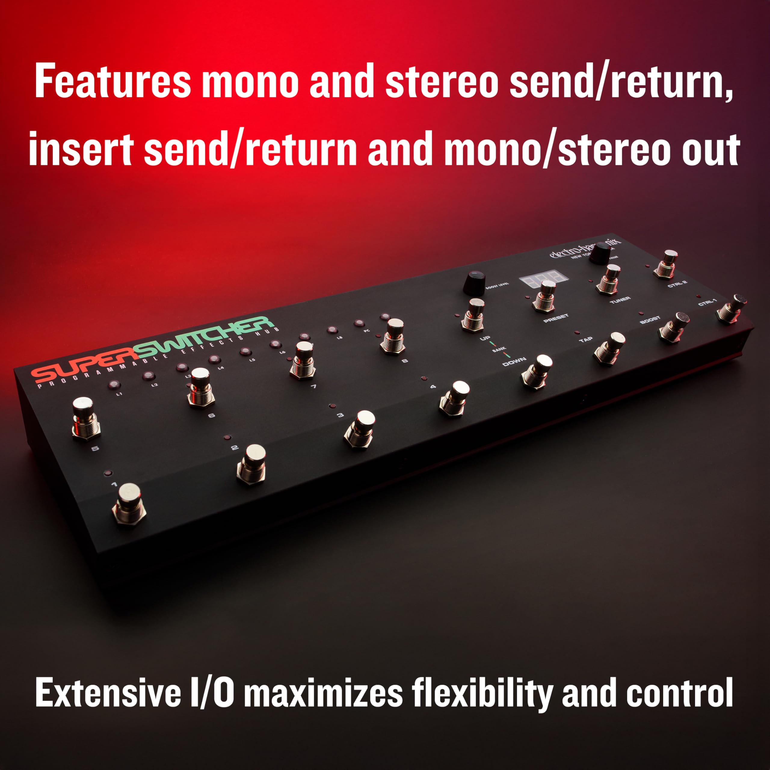 Amazon | ELECTRO-HARMONIX Super Switcher プログラマブル