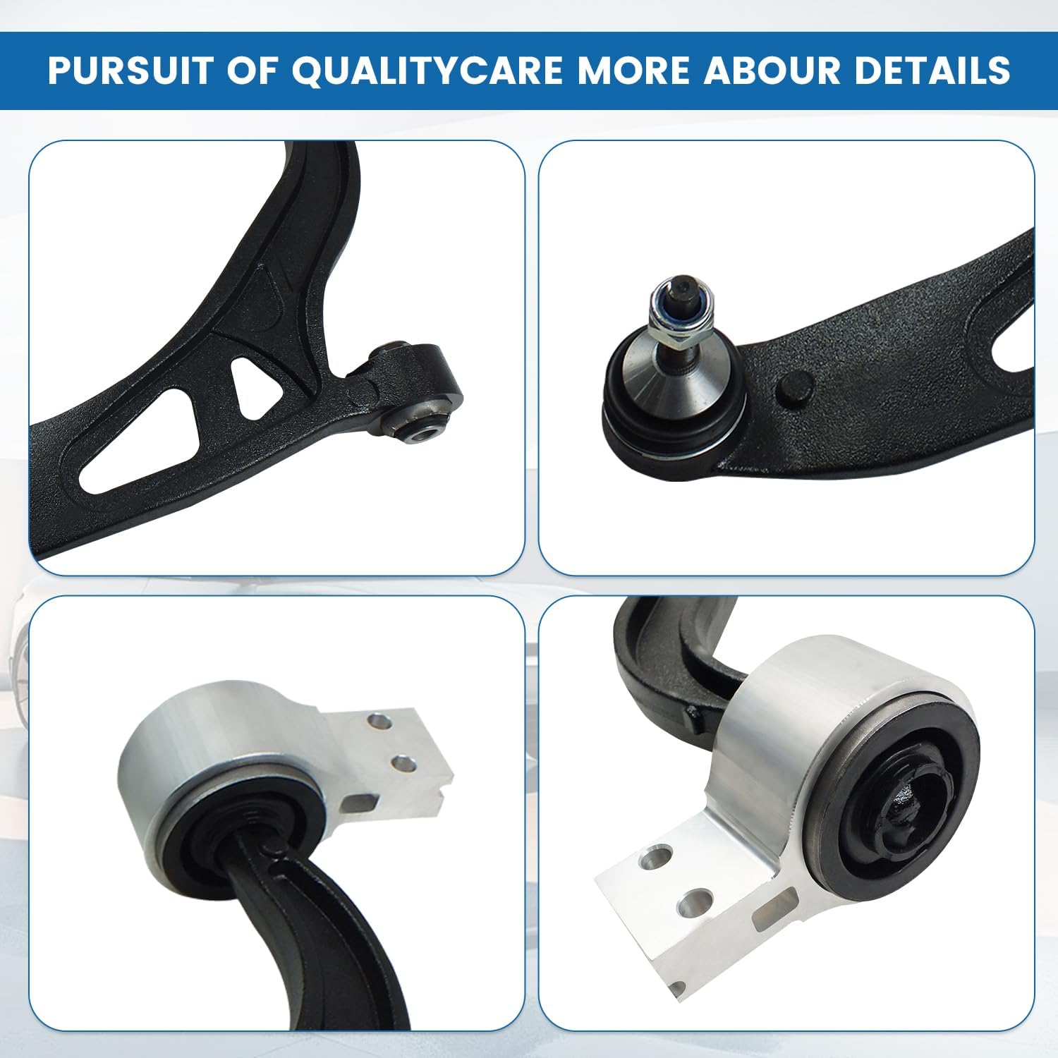 Front Lower Control Arms Suspension Kit for 2011-2019 Ford Explorer, for 2013-2019 Police Interceptor Utility, Front End Kit with Ball Joint Assembly Replace K622215 K622216