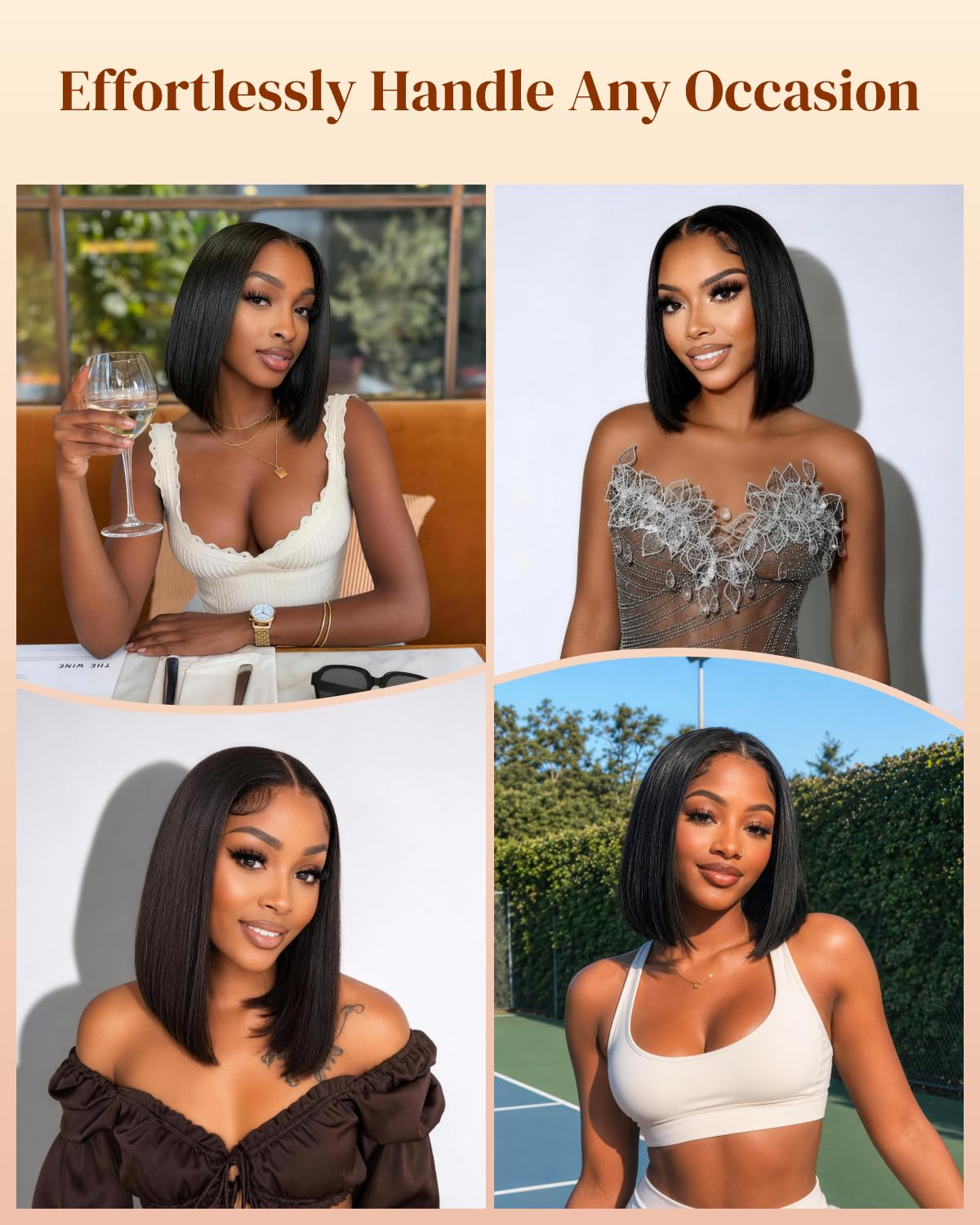 Arabella Human Hair Bob Wig