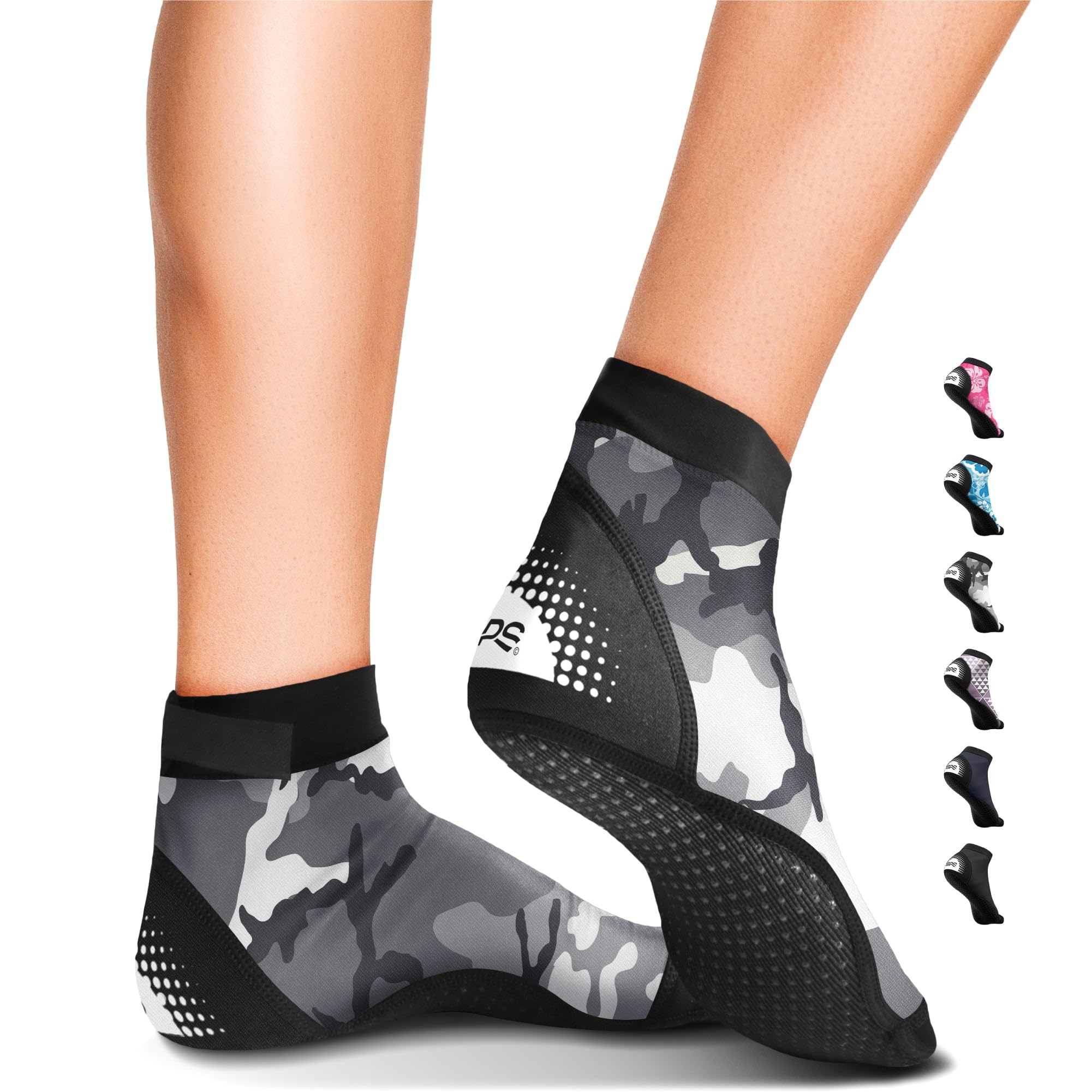 BPS 'Second Skin' Soft and Ultra Stretch Water Socks High Cut Low Cut Unisex