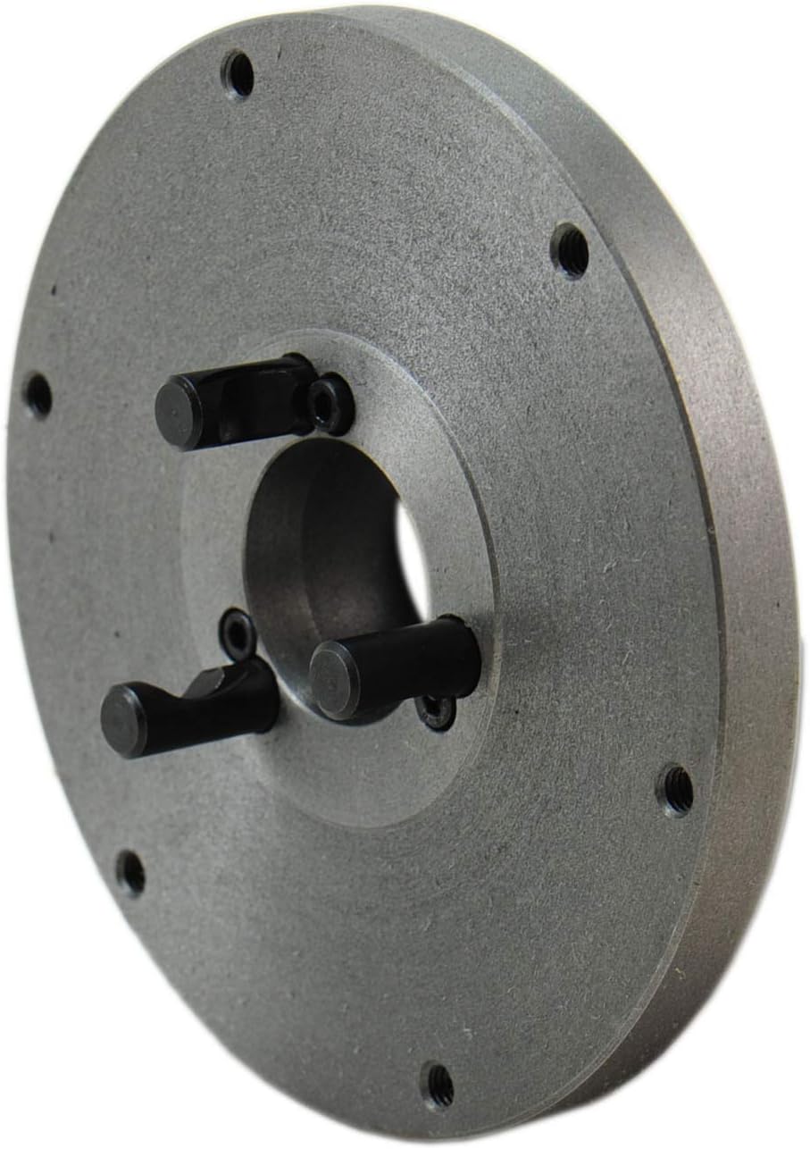 Shars Fully-Machined Back Plate For Zero-Set Lathe Chucks [Requires Machining] (8 D1-3)