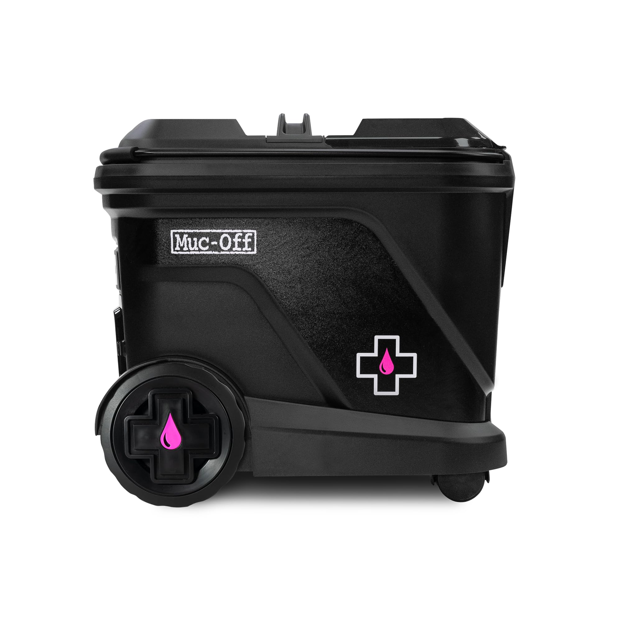 Muc-Off Hidrolimpiadora Portátil a Batería Moto Starter Bundle – Depósito 20L con 4 Lanzas y Nano Tech Limpiador de Moto