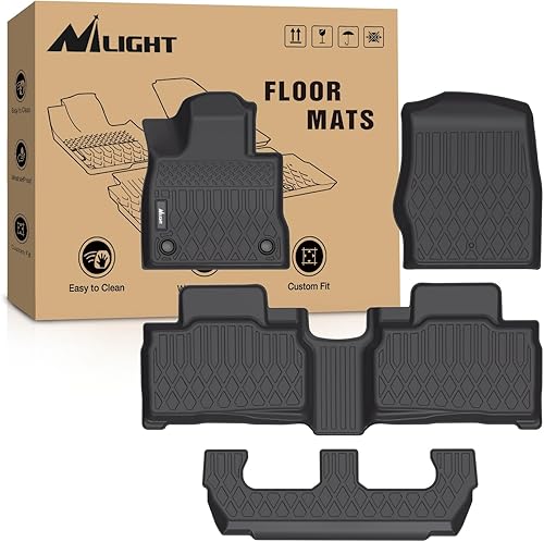 Miniatura 26 de Nilight Alfombrillas de TPE para Ford F-150 F150 Lightning SuperCrew Cab asientos de cabina 2015 2016 2017 2018 2019 2020 2021 2022 2023 2024 2025