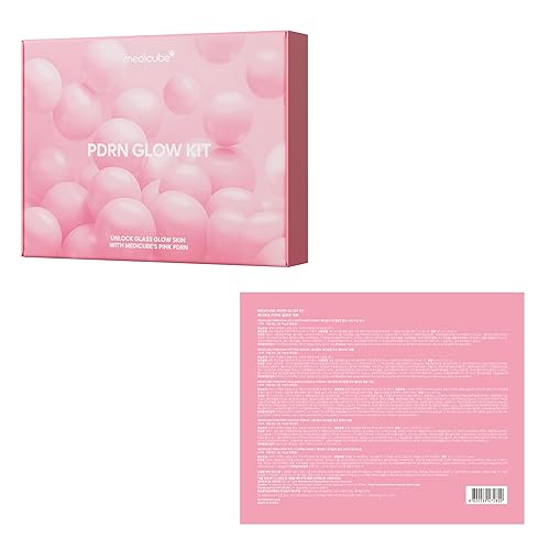 Miniatura 9 de medicube Salmon DNA PDRN - Kit de prueba  Mini juego de cuidado de la piel Glass Glow con tóner, suero y máscara de hoja para hidratar, reafirmar e