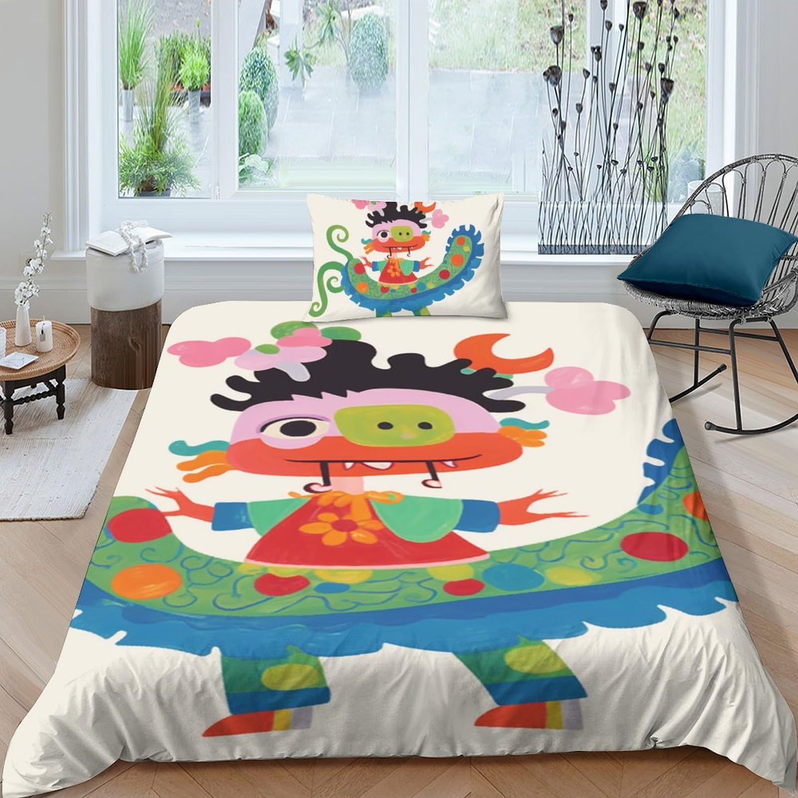 Ensemble de literie dragon 3D idée cadeau idéale pour anniversaire enfant