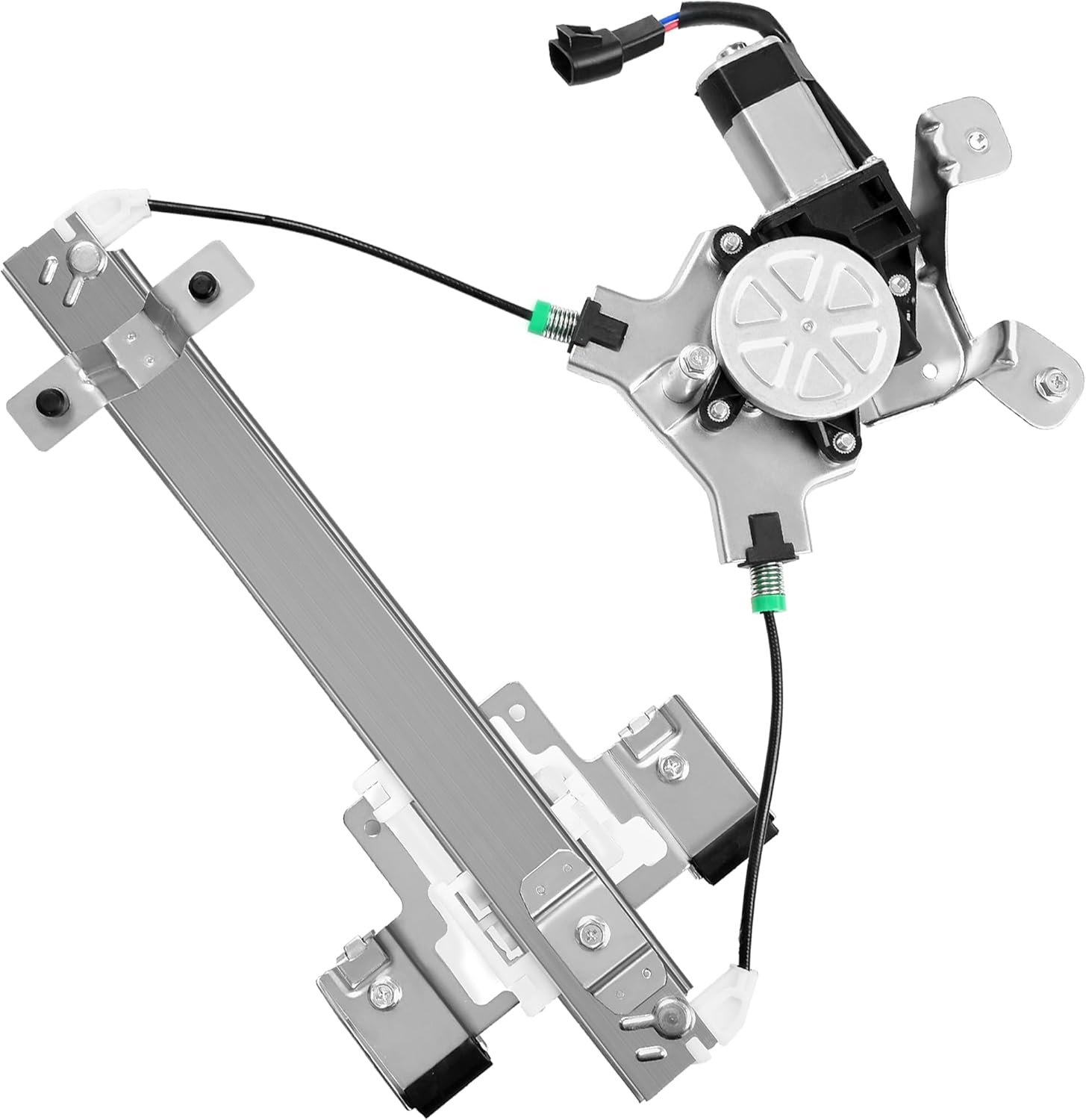Rear Passenger Side Power Window Regulator with Motor (2 Pins) Fit for 2007-2014 Cadillac Escalade Chevrolet Tahoe Gmc Yukon, 741-391