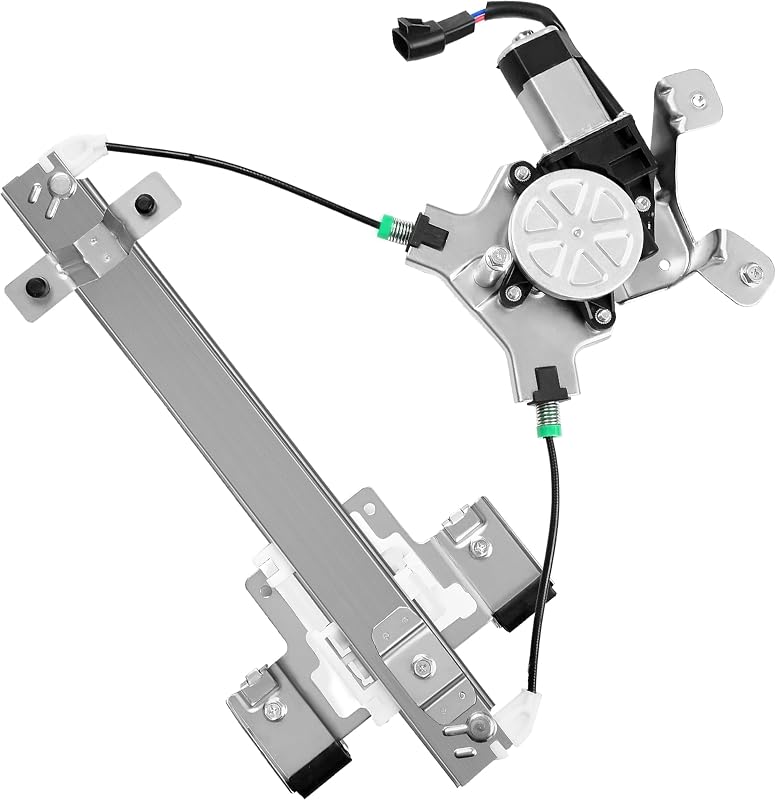 Rear Passenger Side Power Window Regulator with Motor (2 Pins) Fit for 2007-2014 Cadillac Escalade Chevrolet Tahoe Gmc Yukon, 741-391