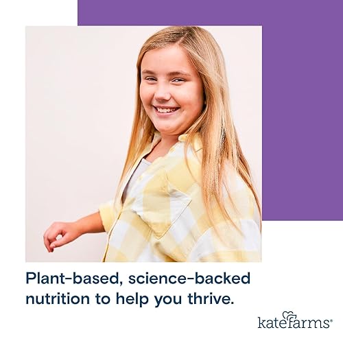 Miniatura 8 de Kate Farms Fórmula Orgánica de Péptidos Pediátricos 1.5, Vainilla, Nutrición Única a Base de Plantas Hidrolizada para Alimentación Oral o por Tubo,