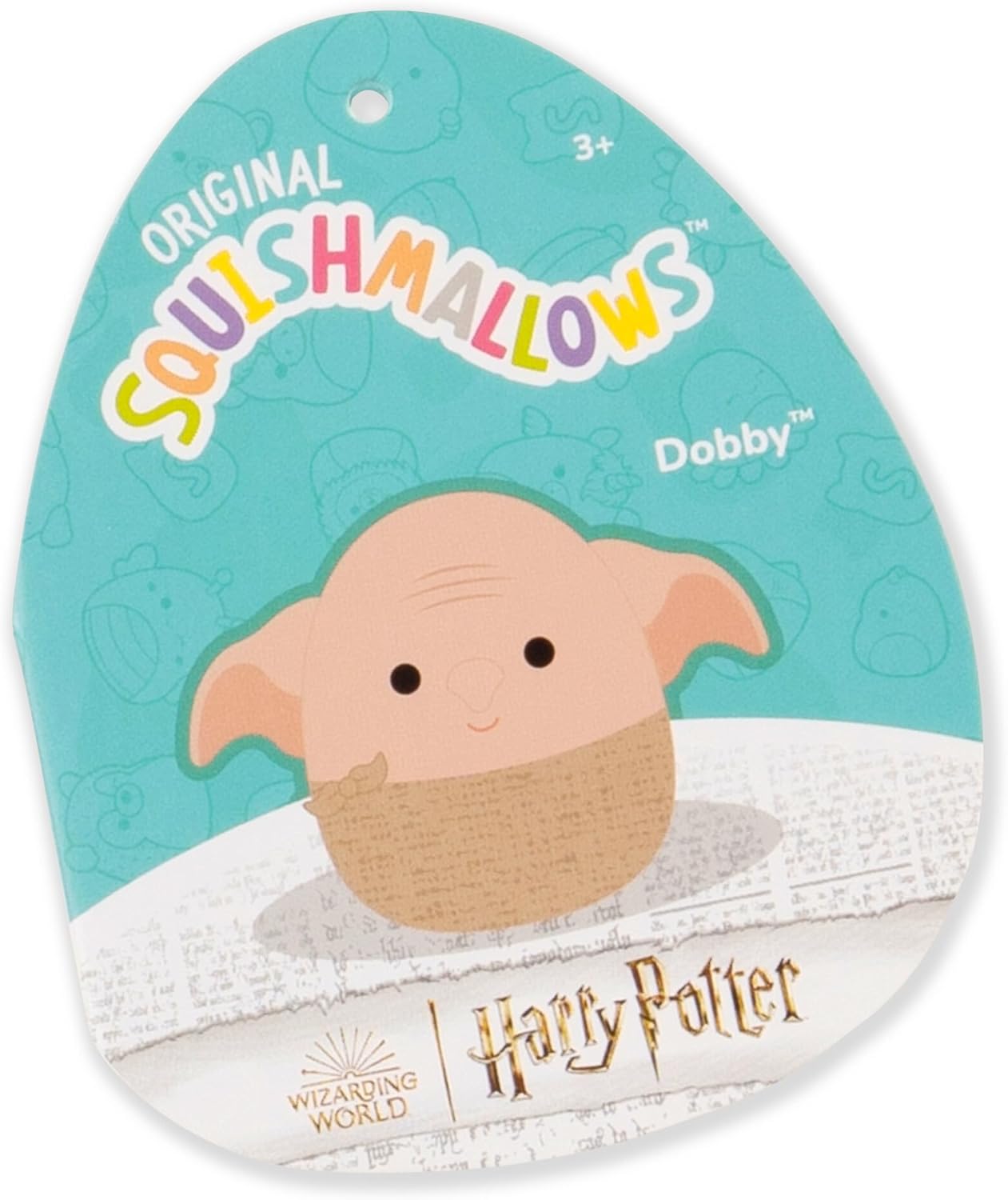 Squishmallows SQWB00162 Harry Potter Dobby 25 cm Official Jazwares Plush Super Soft Cuddly Toy