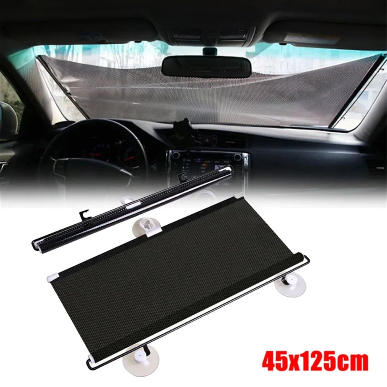 Coche Sun Shade Parasol del Coche Cortinas Reflectantes de protección Ultravioleta