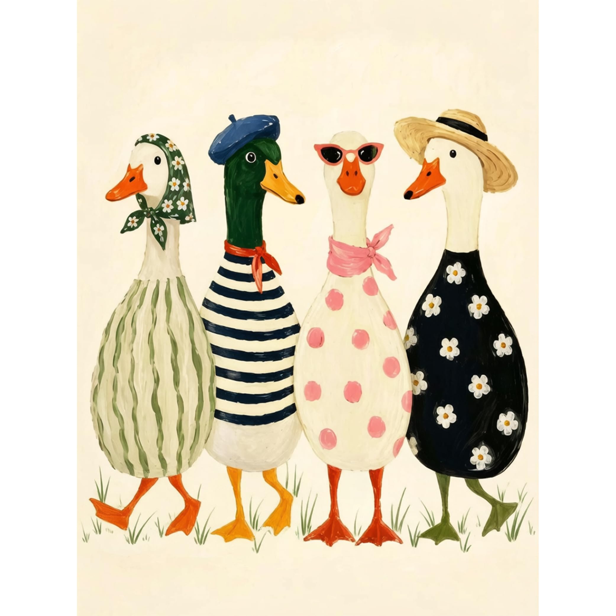 Duck Paint by Numbers for Adults, Painting by Numbers for Adults 12x16inch — image 1