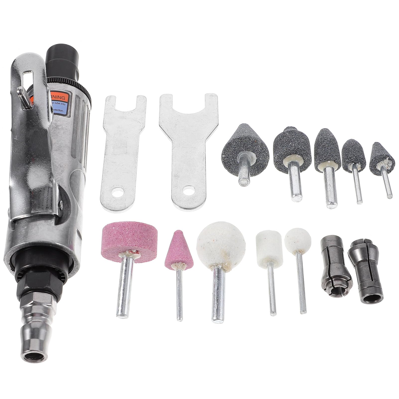 iplusmile Tools Air Die Air-powered for Deburring Air Straight Die Air Air-powered for Polishing Pneumatic Straight Die Steel Small Air Mill