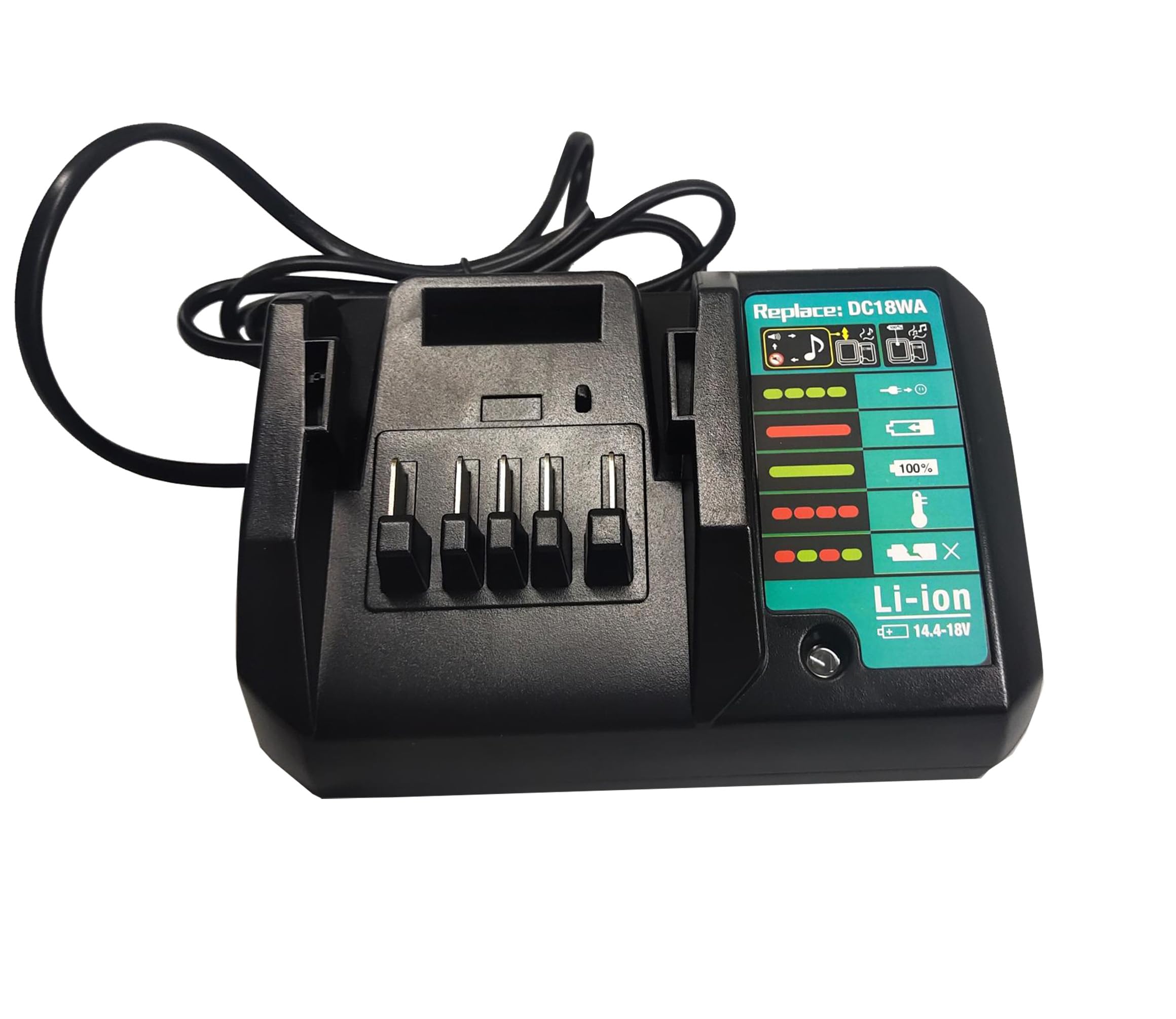 18V 2.0Ah BL1813G BL1820G Batterie + Chargeur DC18WA Remplacement BL1811G BL1815G HP457D TD127D DF457D JV183D UR180D CL183D DK18015 195608-4