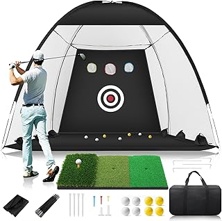 Rede de Prática de Balança de Golfe 3x2m, Prática de Balança, Presentes para Homens/Meninos