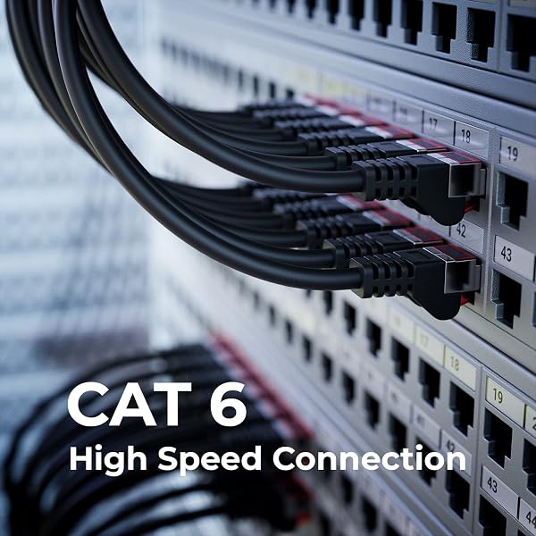 deleyCON 25m Cavo di Rete Cat6-1000 Mbit (Rame, S/FTP, Privo di Alogeni) Cavo Patch RJ45 Gigabit Ethernet LAN - per DSL Internet WLAN Switch Router Modem Patch Panel PoE - Nero - 5