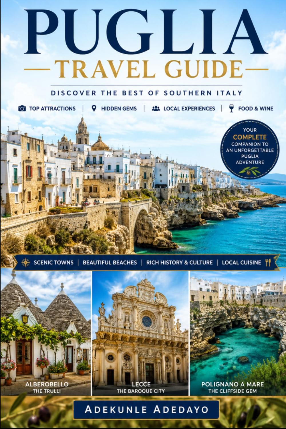 PUGLIA TRAVEL GUIDE 2026-2027: Discover Bari, Alberobello's Iconic Trulli, Ostuni's White City, Otranto, the Gargano Peninsula, Tremiti Islands, ... for an Unforgettable Italian Adventure.