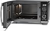SHARP YC-QS204AU-B Compact 20 Litre 800W Digital FLATBED Microwave, 10 power levels, ECO Mode, defrost function, LED cavity light - Black