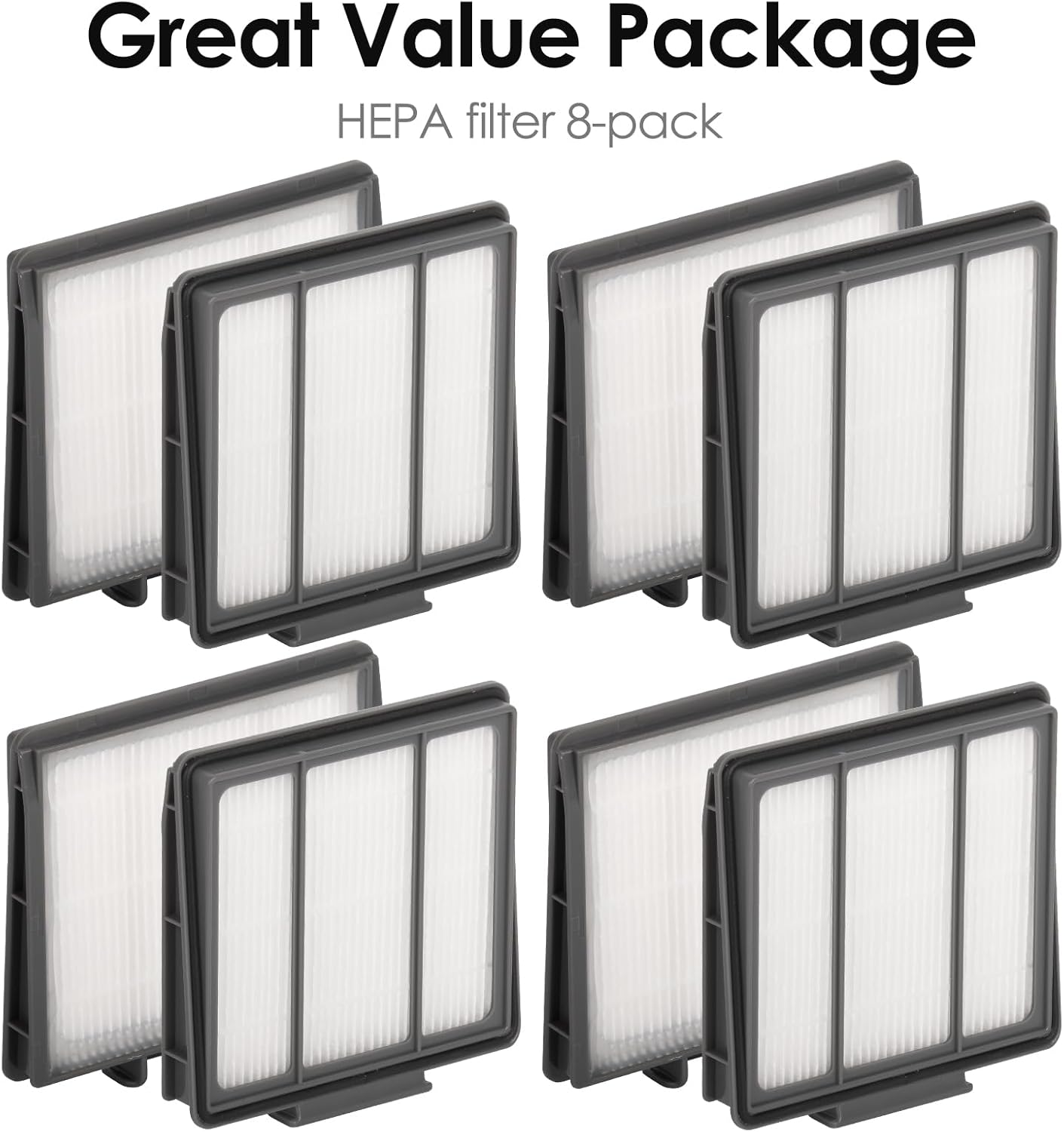 Revitalize Your Shark Vacuum: 8-Pack HEPA Filter Replacement Kit Review!