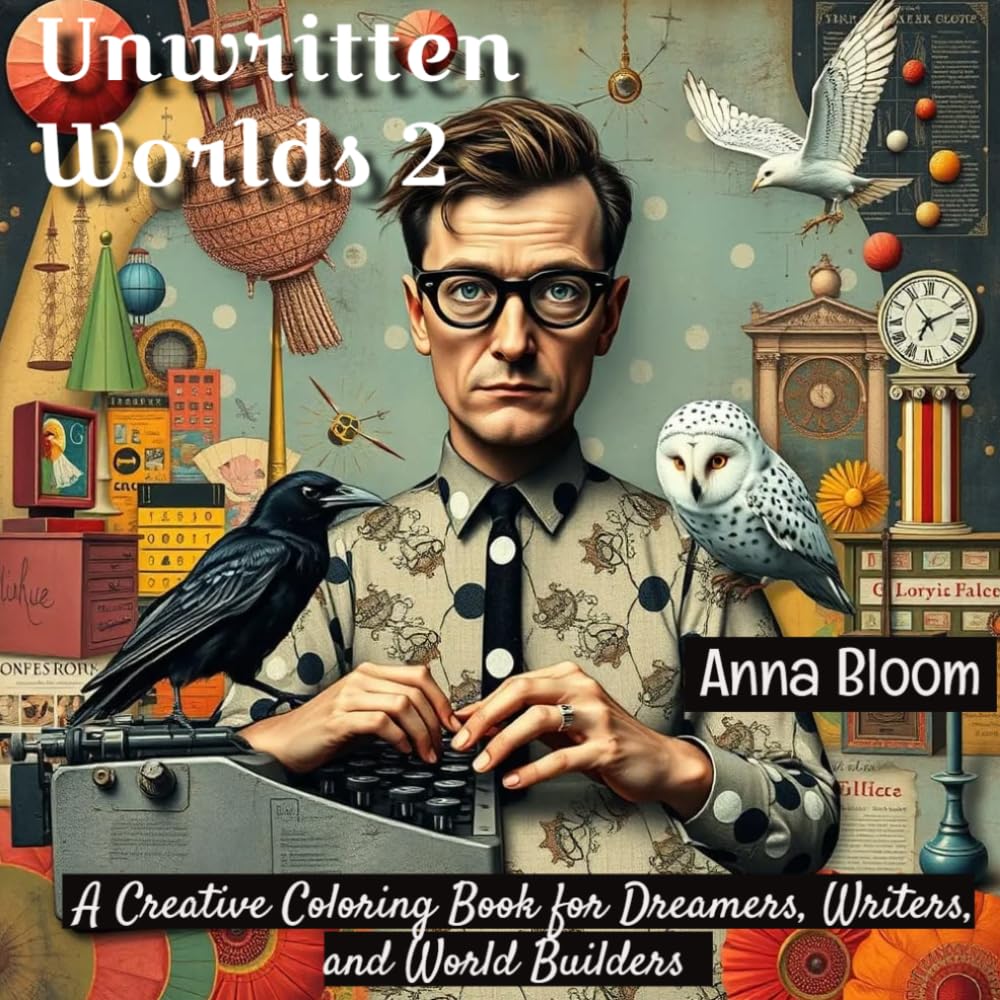 Unwritten Worlds 2: A Creative Coloring Book for Dreamers, Writers, and World Builders