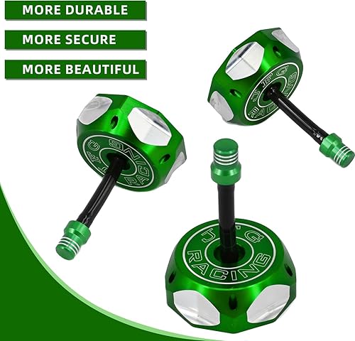 Miniatura 6 de Tapa de gasolina para moto de tierra, tapa de tanque de combustible para motocicleta con válvula de respiración, CNC universal para KX KLX 50cc -