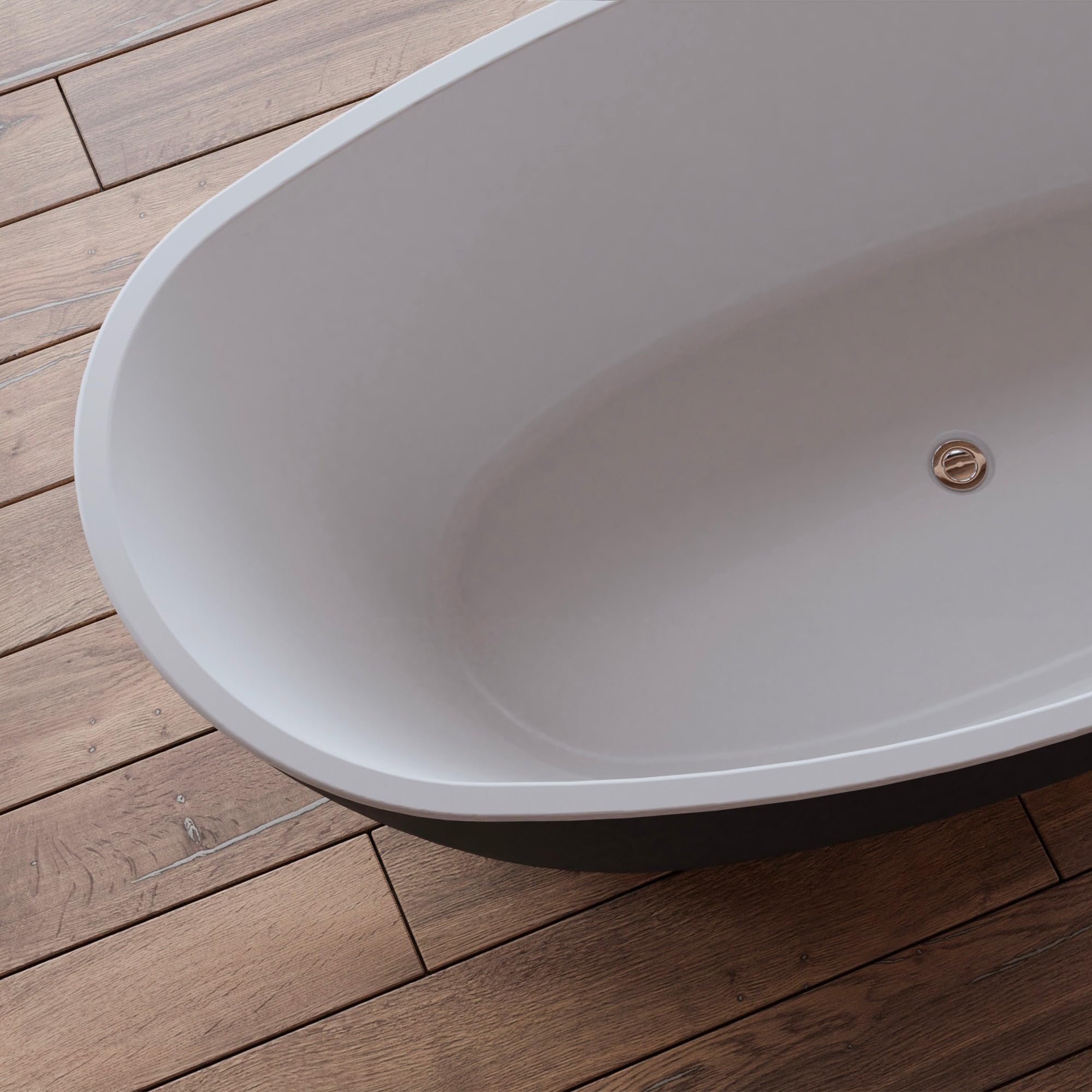 SPALINA NEROON 2.0 Nera - Vasca freestanding Ovale L 170 x l 80 cm