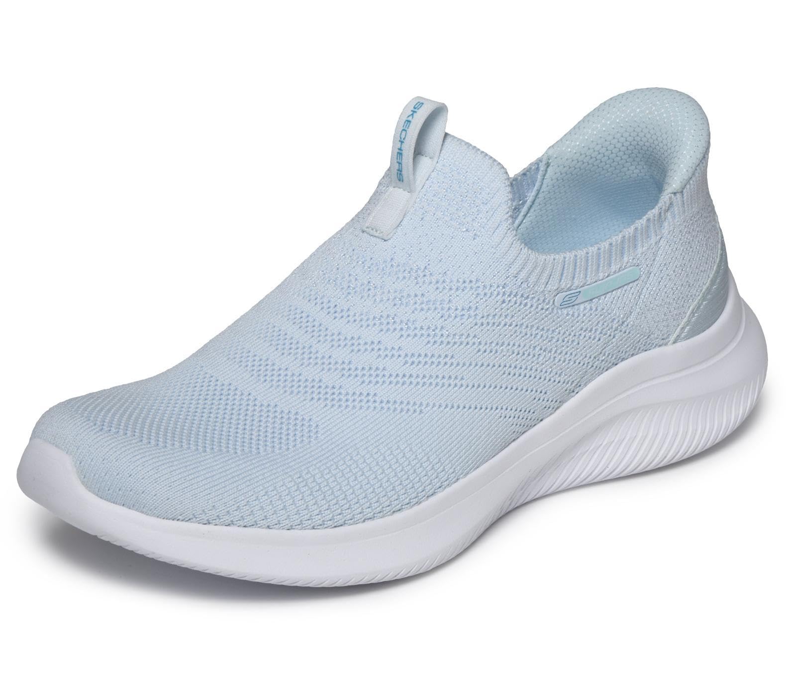 Skechers Women's Blue Slip On Trainers in Size 5, Sports Direct