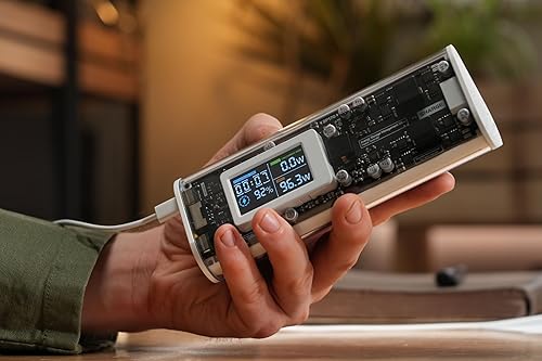 Miniatura 7 de SHARGE EK 170 Power Bank, 170 W Total 24,000mAh Cargador portátil de alta capacidad con pantalla inteligente, IP66 140W PD3.1 Batería para portátil