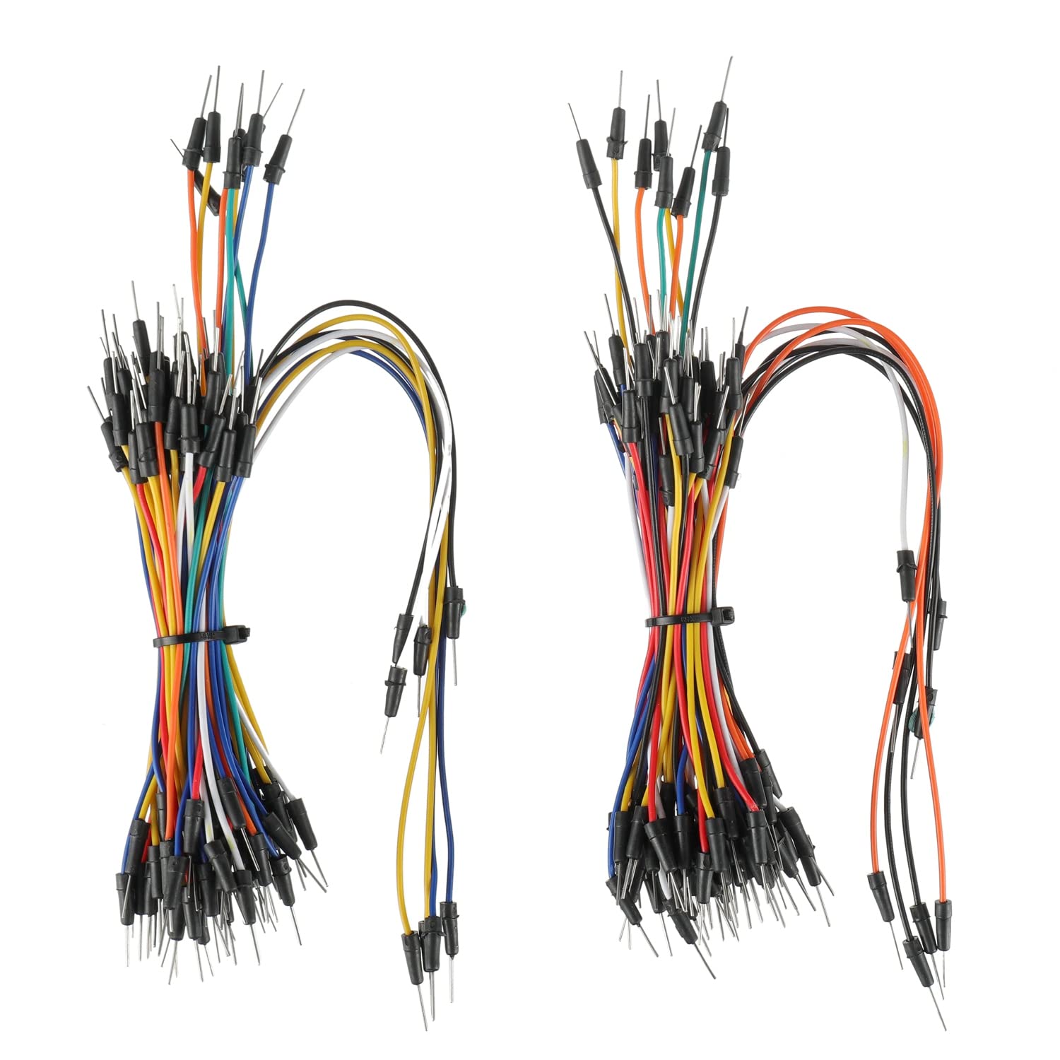 BOJACK 130 Pcs Flexible Breadboard Jumper Wires - Amazon product rated Grade B