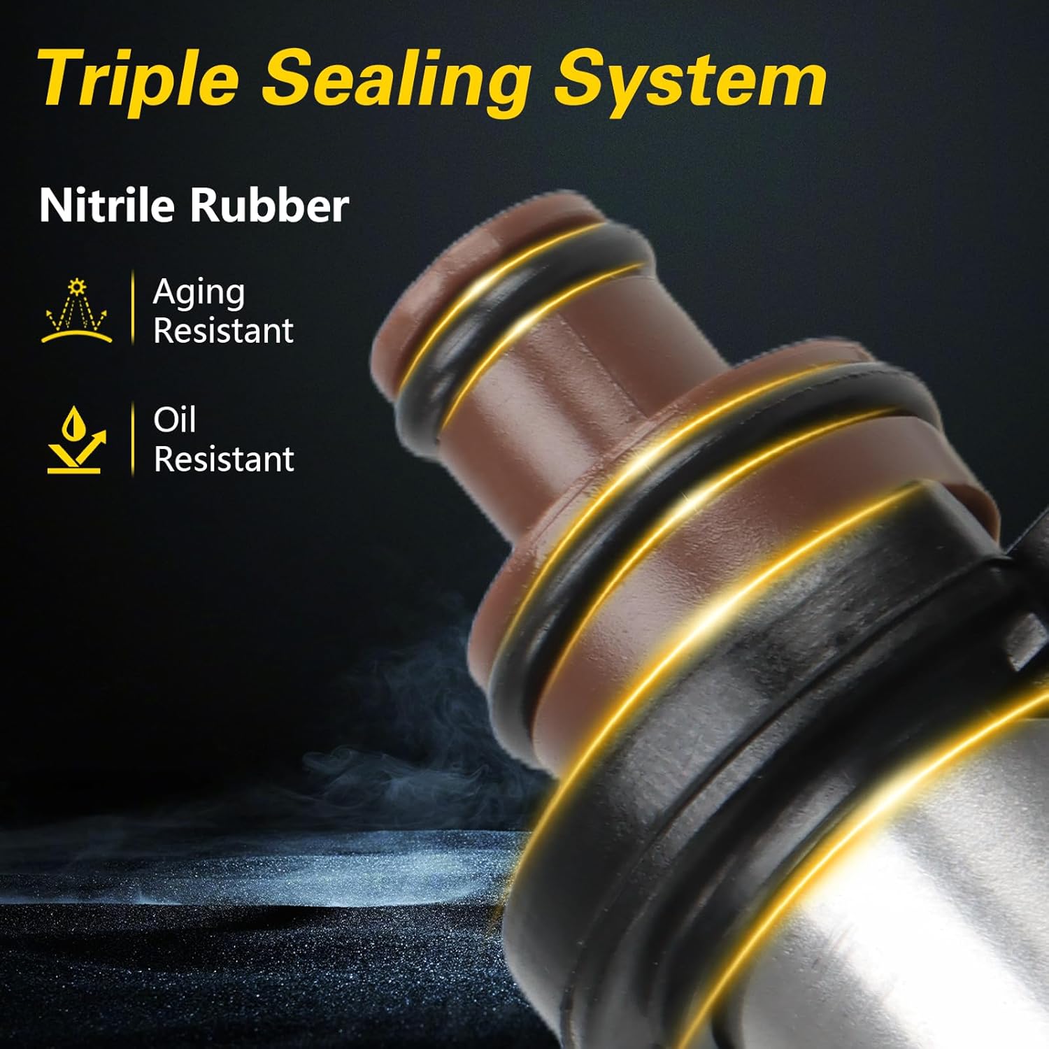 FUSCH Torque Converter Lock-Up Solenoid (12-13Ω) Compatible with Subaru Outback Impreza CVT Legacy Forester, TR580 TR690 Transmission Torque Converter Clutch TCC Solenoid Replace# 31825AA050