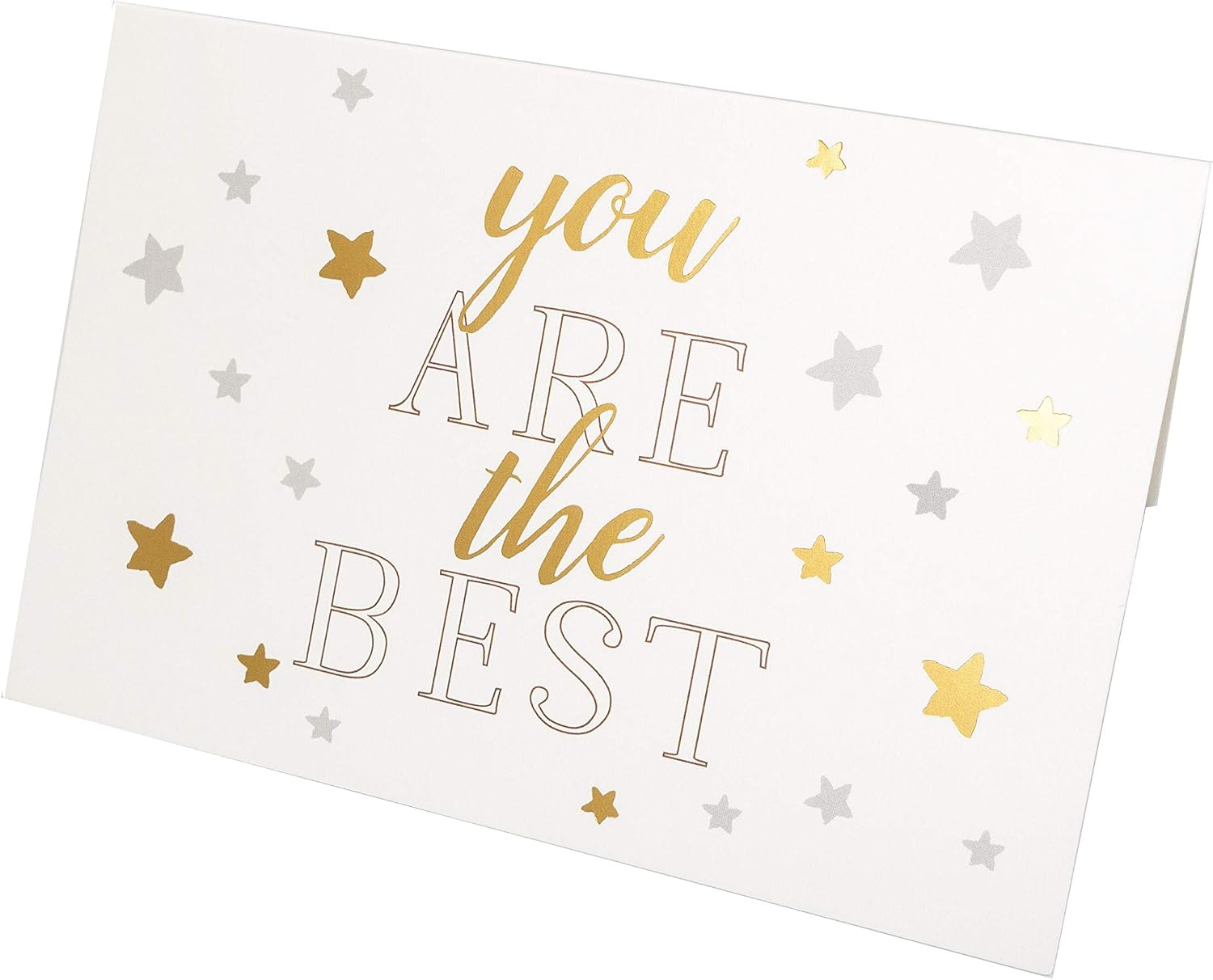 Gooji 4x6 Gold Foil Baby Starry Night Thank You Cards (Bulk 36-Pack) Matching Peel-and-Seal White Envelopes | Assorted Set, Watercolor Graphics | Baby Shower, Birthday Party, Blank Notes