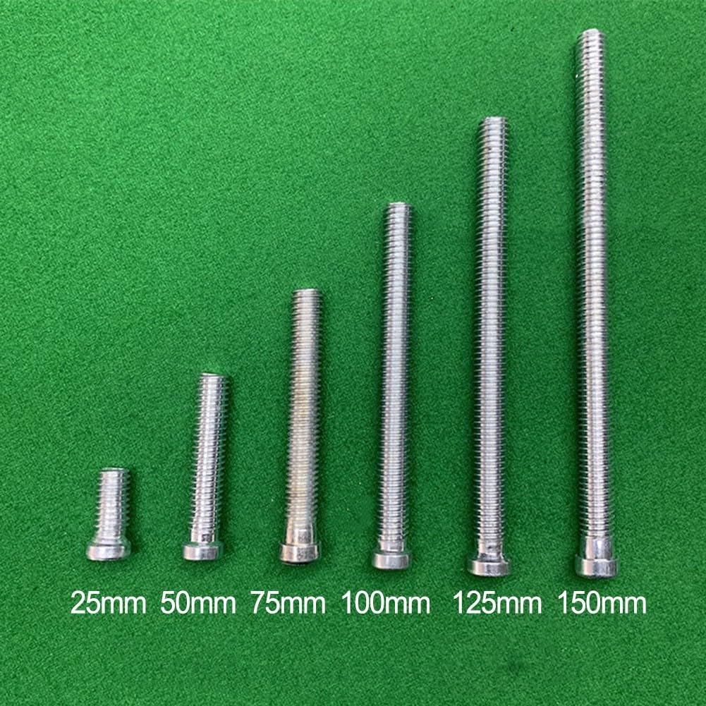 Lot de 6 boulons de poids de queue de billard, vis de poids de queue de billard avec boîte de rangement, outil d'installation pour queue de billard Mezz