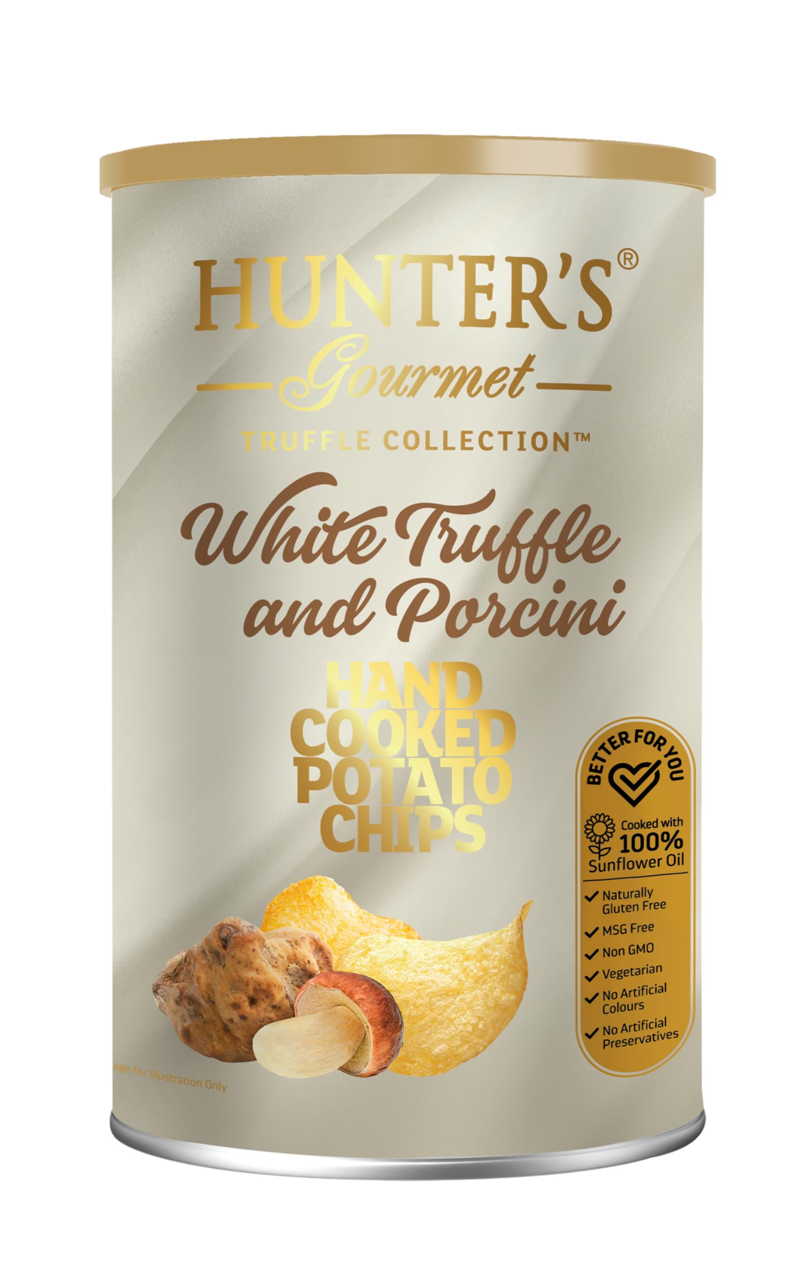 White Truffle and Porcini Hand Cooked Potato Chips -150g