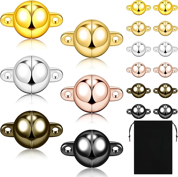 48 Pcs Jewelry Clasps, Necklace Clasp,