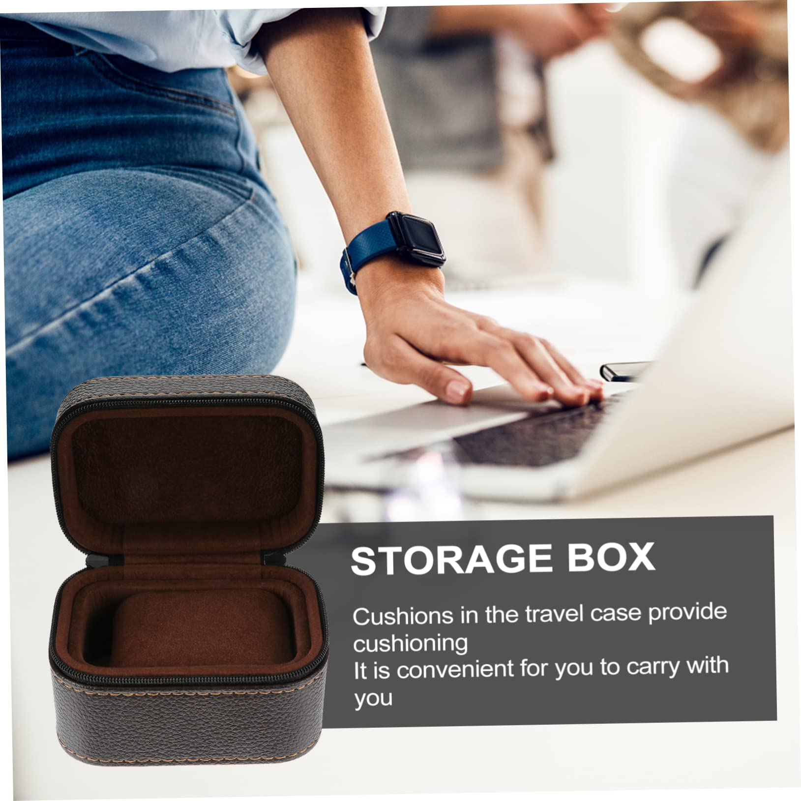 Uhrenbox Aus Leder Mit Reißverschluss Wasserdichtes Uhrengehäuse Organizer Für Uhrensammlung Tragbare Uhrentasche Für Reise Oder Schminktisch